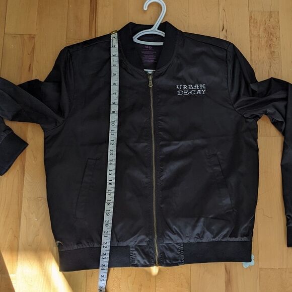 Urban Decay Black Bomber Jacket Beauty With An Edge large B1 - Picture 8 of 10